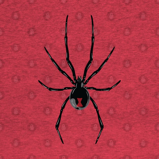 Black Widow Spider by Vector Deluxe